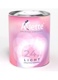 Ультратонкие презервативы Arlette Light - 24 шт. - Arlette - купить с доставкой в Тюмени