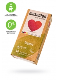 Экологически чистые презервативы Masculan Organic - 10 шт. - Masculan - купить с доставкой в Тюмени