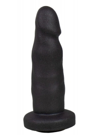 Черная реалистичная насадка-фаллоимитатор с головкой - 13 см. - LOVETOY (А-Полимер) - купить с доставкой в Тюмени