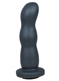 Черная анальная рельефная насадка-фаллоимитатор - 15 см. - LOVETOY (А-Полимер) - купить с доставкой в Тюмени
