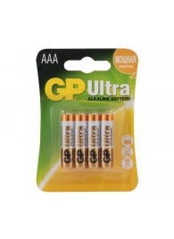 Батарейки алкалиновые GP Ultra Alkaline 24А AАA/LR03 - 4 шт. - Элементы питания - купить с доставкой #SOTBIT_REGIONS_UF_V_REGION_NAME#