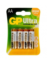 Батарейки алкалиновые GP Ultra Alkaline AA/LR6 - 4 шт. - Элементы питания - купить с доставкой #SOTBIT_REGIONS_UF_V_REGION_NAME#