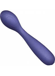 Фиолетовый вибратор для G-точки Peri Berri - 18,5 см. - Sugar Boo