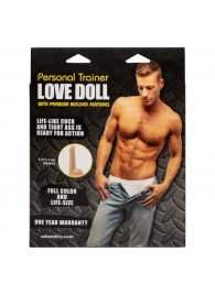 Надувная кукла с фаллосом Personal Trainer Love Doll - California Exotic Novelties - в Тюмени купить с доставкой