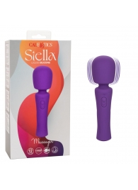 Фиолетовый ванд Stella Liquid Silicone Massager - 17,25 см. - California Exotic Novelties