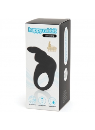 Черное эрекционное виброкольцо Happy Rabbit Rechargeable Rabbit Cock Ring - Happy Rabbit - в Тюмени купить с доставкой
