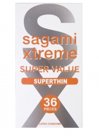 Ультратонкие презервативы Sagami Xtreme Superthin - 36 шт. - Sagami - купить с доставкой в Тюмени
