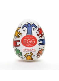 Мастурбатор-яйцо Keith Haring EGG DANCE - Tenga - в Тюмени купить с доставкой