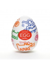 Мастурбатор-яйцо Keith Haring EGG STREET - Tenga - в Тюмени купить с доставкой