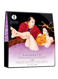 Соль для ванны Lovebath Sensual lotus, превращающая воду в гель - 650 гр. - Shunga - купить с доставкой в Тюмени