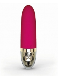 Ярко-розовый водонепроницаемый вибратор Sleak Freak - 14,5 см. - MyStim