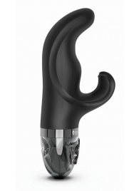 Черный вибратор-кролик с электростимуляцией Hop Hop Bob - 16 см. - MyStim - купить с доставкой в Тюмени