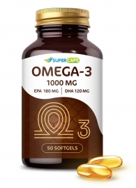 Пищевая добавка SuperCaps OMEGA-3 - 50 капсул (1000 мг) - SuperCaps - купить с доставкой в Тюмени