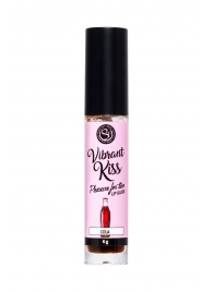 Бальзам для губ Lip Gloss Vibrant Kiss со вкусом колы - 6 гр. - Secret Play - купить с доставкой в Тюмени