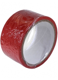 Красный скотч для связывания Bondage Tape - 15 м. - Eroticon - купить с доставкой в Тюмени