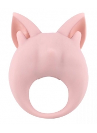 Нежно-розовое перезаряжаемое эрекционное кольцо Kitten Kiki - Lola Games - в Тюмени купить с доставкой