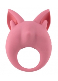 Розовое перезаряжаемое эрекционное кольцо Kitten Kiki - Lola Games - в Тюмени купить с доставкой