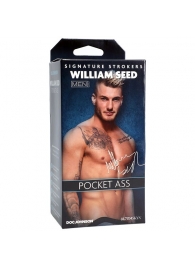 Телесный мастурбатор-анус William Seed Pocket Ass - Doc Johnson - в Тюмени купить с доставкой