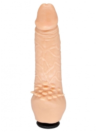 Телесная насадка-фаллос с шипами для массажа клитора - 17,8 см. - LOVETOY (А-Полимер) - купить с доставкой в Тюмени