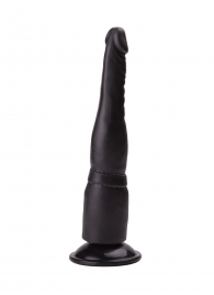 Чёрный анальный фаллоимитатор на подошве-присоске - 18,5 см. - LOVETOY (А-Полимер)