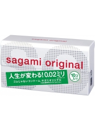 Ультратонкие презервативы Sagami Original 0.02 - 10 шт. - Sagami - купить с доставкой в Тюмени