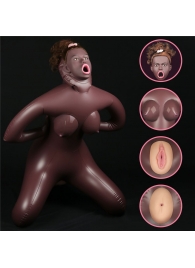 Темнокожая секс-кукла с реалистичными вставками Cowgirl Style Love Doll - Lovetoy - в Тюмени купить с доставкой