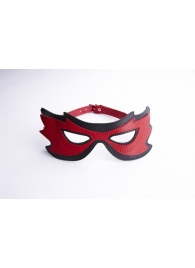 Красно-чёрная маска на глаза с разрезами - Sitabella - купить с доставкой в Тюмени