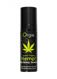 Возбуждающий интимный гель для пар ORGIE Hemp Intense Orgasm - 15 мл. - ORGIE - купить с доставкой в Тюмени