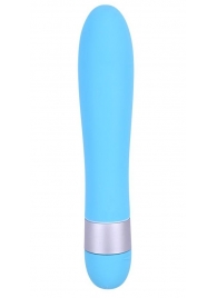 Голубой классический вибратор Precious Passion Vibrator - 17 см. - Chisa