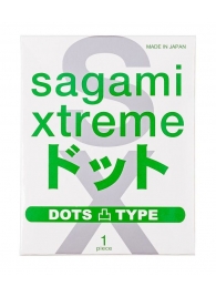 Презерватив Sagami Xtreme Type-E с точками - 1 шт. - Sagami - купить с доставкой в Тюмени