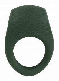 Зеленое эрекционное виброкольцо Luxurious Vibro Cock Ring - Orion - в Тюмени купить с доставкой