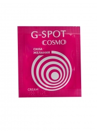 Стимулирующий интимный крем для женщин Cosmo G-spot - 2 гр. - Биоритм - купить с доставкой в Тюмени