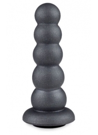 Серая насадка-ёлочка PLATINUM 4,5’’ - 12,5 см. - LOVETOY (А-Полимер) - купить с доставкой в Тюмени