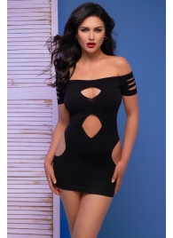 Бесшовное мини-платье с сексуальными вырезами - Chilirose купить с доставкой