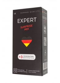 Презервативы EXPERT Surprise Mix - 12 шт.(+3 в подарок) - Expert - купить с доставкой в Тюмени