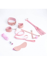 Эротический БДСМ-набор из 8 предметов в нежно-розовом цвете - Сима-Ленд - купить с доставкой #SOTBIT_REGIONS_UF_V_REGION_NAME#