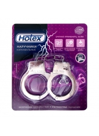 Серебристые металлические наручники Hotex - Сима-Ленд - купить с доставкой в Тюмени