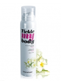 Массажная хрустящая пенка Tickle My Body Monoi с ароматом моной - 150 мл. - Love to Love - купить с доставкой в Тюмени