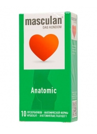 Презервативы анатомической формы Masculan Anatomic - 10 шт. - Masculan - купить с доставкой в Тюмени