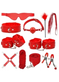 Красный БДСМ-набор «Оки-Чпоки» из 11 предметов - Сима-Ленд - купить с доставкой в Тюмени