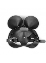 Пикантная черная маска «Озорная мышка» с заклепками - Сима-Ленд - купить с доставкой в Тюмени