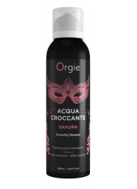 Хрустящая пенка для массажа Orgie Acqua Croccante Sakura с ароматом сакуры - 150 мл. - ORGIE - купить с доставкой в Тюмени