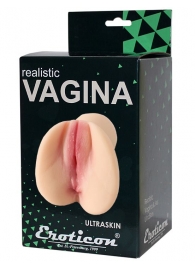 Телесный реалистичный мастурбатор-вагина и анус 3D - Eroticon - в Тюмени купить с доставкой