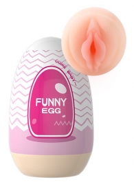 Мастурбатор-яйцо Funny Egg с входом-вагиной - Eroticon - в Тюмени купить с доставкой