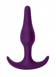 Фиолетовая анальная пробка Starter - 10,5 см. - Lola Games