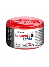 Возбуждающий крем Esquenta Esfria с охлаждающе-разогревающим эффектом - 3,5 гр. - HotFlowers - купить с доставкой в Тюмени