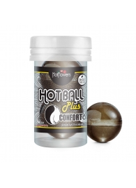 Анальный лубрикант на масляной основе Hot Ball Plus Conforto (2 шарика по 3 гр.) - HotFlowers - купить с доставкой в Тюмени