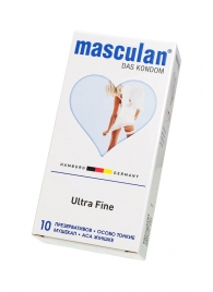 Ультратонкие презервативы Masculan Ultra Fine с обильной смазкой - 10 шт. - Masculan - купить с доставкой в Тюмени