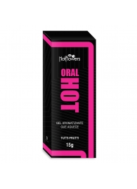 Гель для оральных ласк Oral Hot с согревающим эффектом - 15 гр. - HotFlowers - купить с доставкой в Тюмени