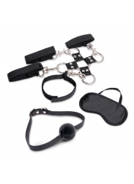 Набор для фиксации из 7 предметов Hogtie   Ball Gag Kit - Lux Fetish - купить с доставкой в Тюмени